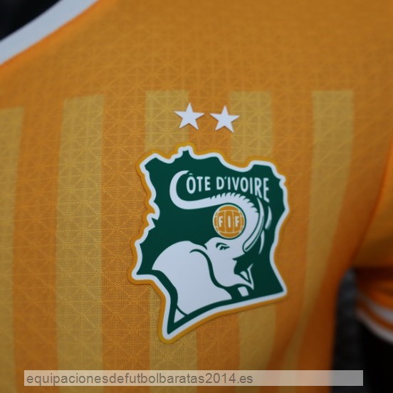Nuevo Tailandia 1ª Jugadores Camiseta Costa De Marfil 2022 Naranja Baratas